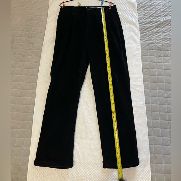 Men Jos.A.Bank Corduroy Black Pants - Picture 3 of 8